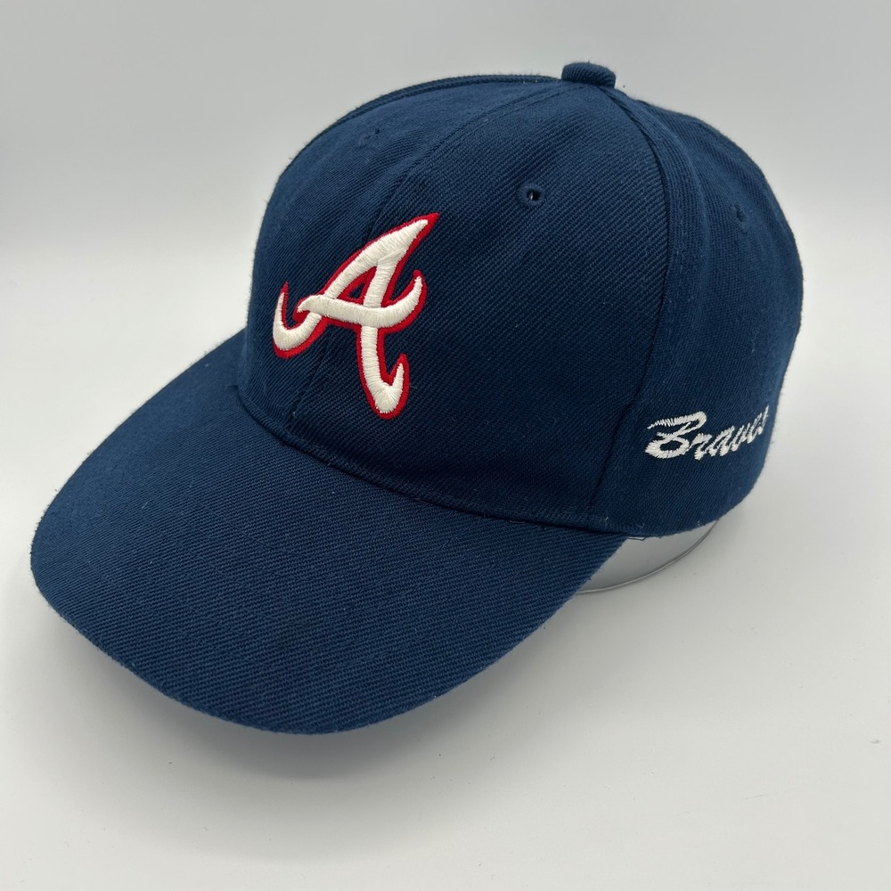 Atlanta Braves MK Cap Hat Unisex OSFM Navy Blue Sporty Streetwear